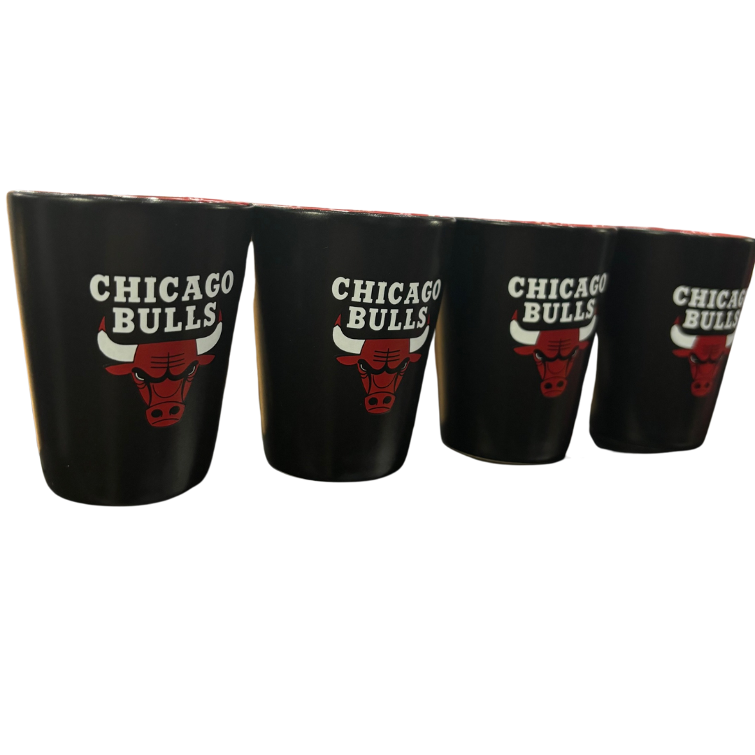 MATTE BLACK/INNER COLOR SHOT NBA BULLS 2OZ BLACK/TEAM COLOR