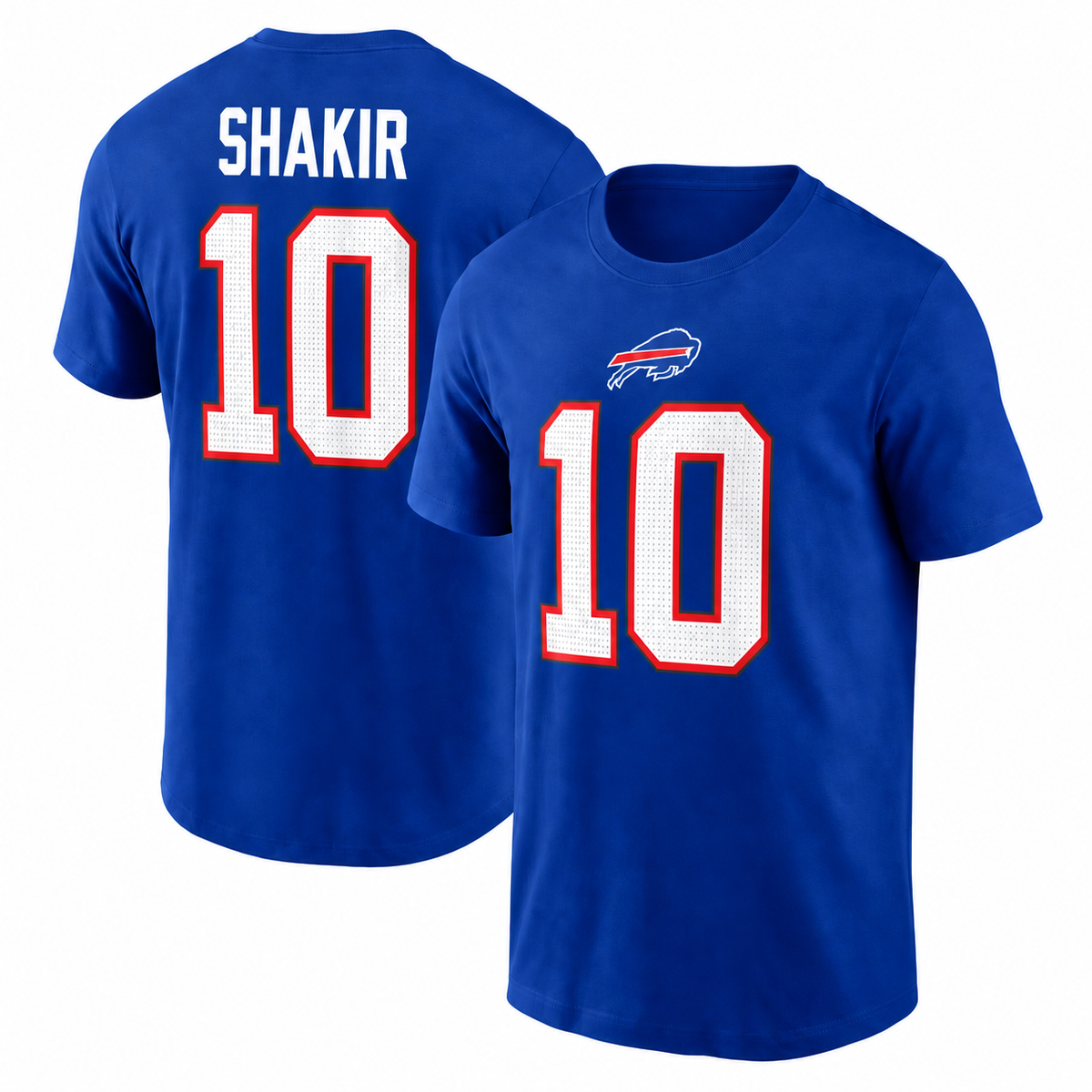 Khalil Shakir Buffalo Bills Player Name & Number T-Shirt - Royal