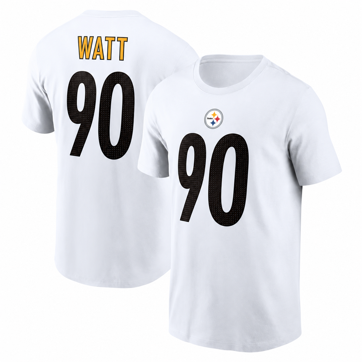 T.J. Watt Pittsburgh Steelers Name & Number T-Shirt - White