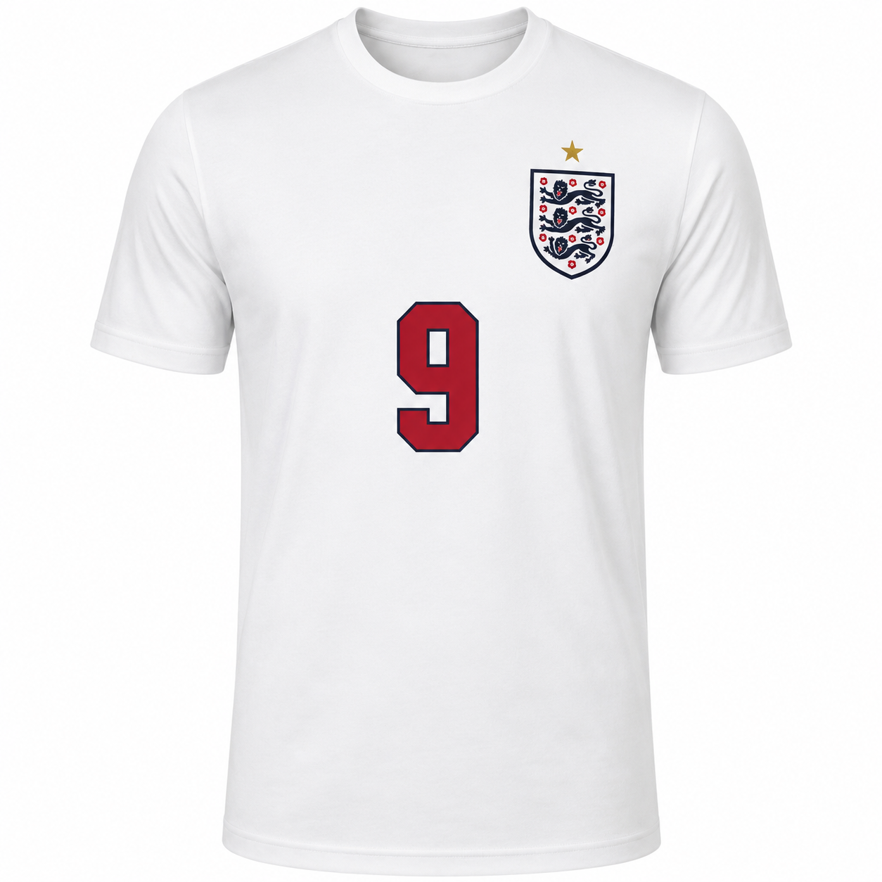 Inglaterra Kane # 9 World Cup T-Shirt - White