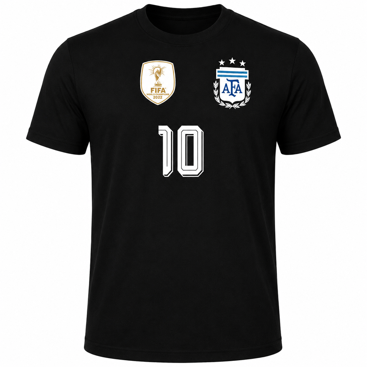 Argentina Messi # 10 World Cup 2026 T-Shirt - Black