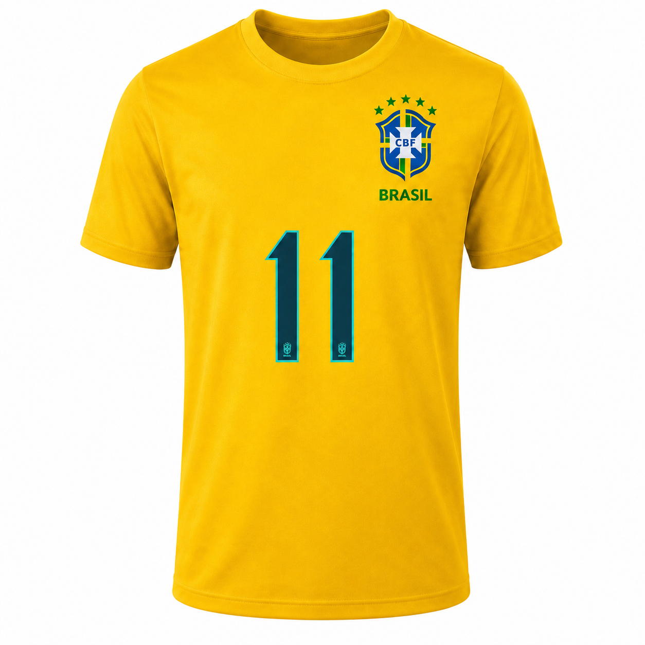 Brasil Raphinha World Cup 2026 T-Shirt - Yellow