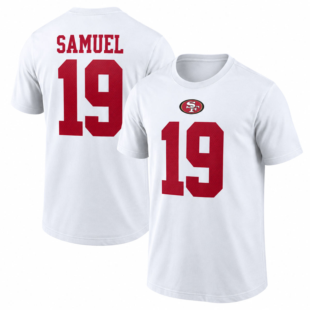 Deebo Samuel San Francisco 49ers Name & Number T-Shirt - White