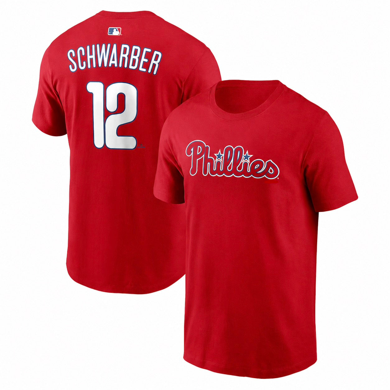 Kyle Schwarber Philadelphia Phillies Name & Number T-Shirt - Red (copia)
