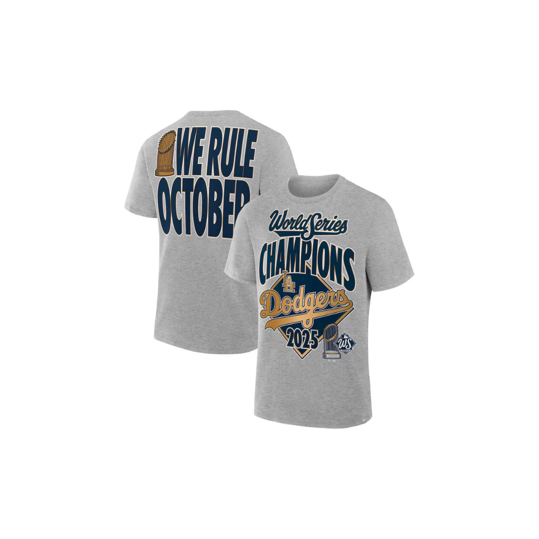 World Series Champions Dodgers Grey