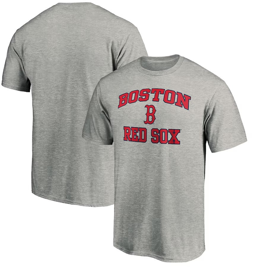 Boston Red Sox Heart & Soul T-Shirt - Heather Gray