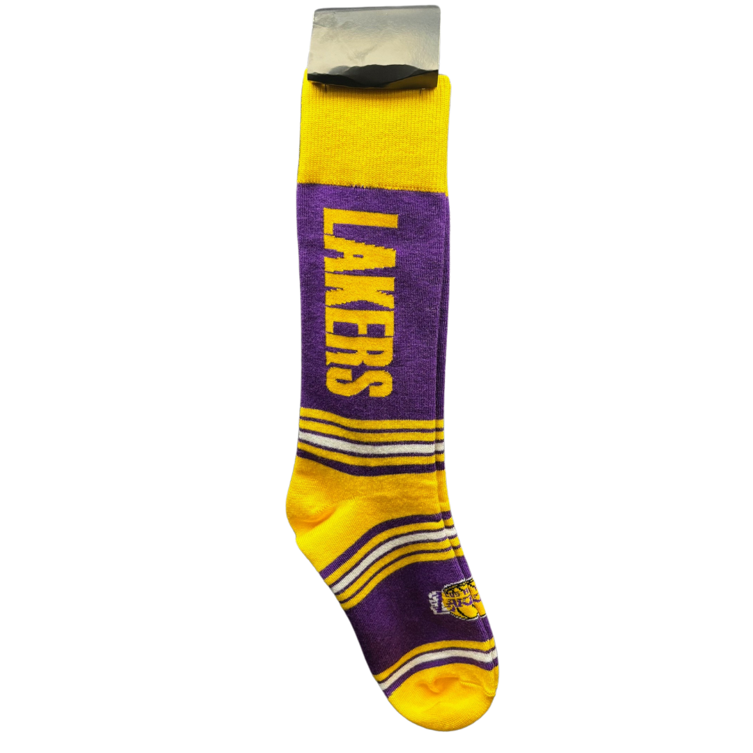 GO TEAM SOCKS NBA LAKERS SIZE OSFM TEAM COLOR