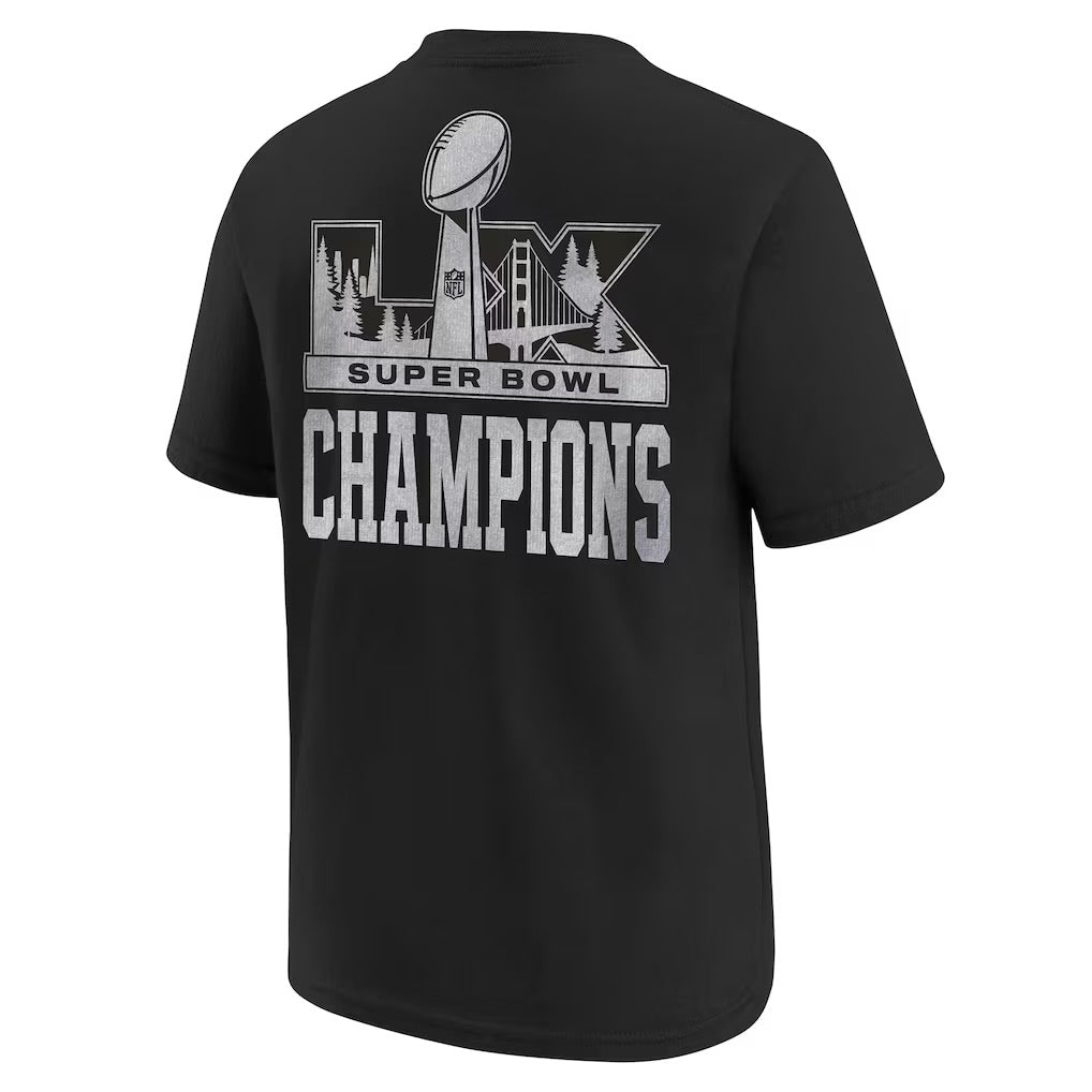 Seattle Seahawks Super Bowl LX Champions Locker Room Trophy Collection Replica T-Shirt - Black