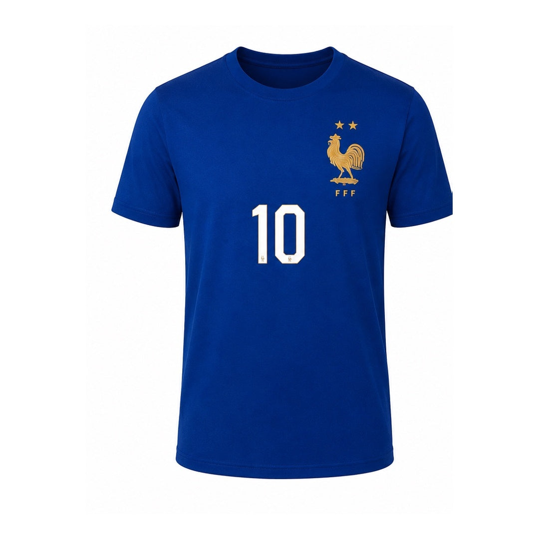Francia Kylian Mbappé # 10 World Cup 2016 T-Shirt – Royal