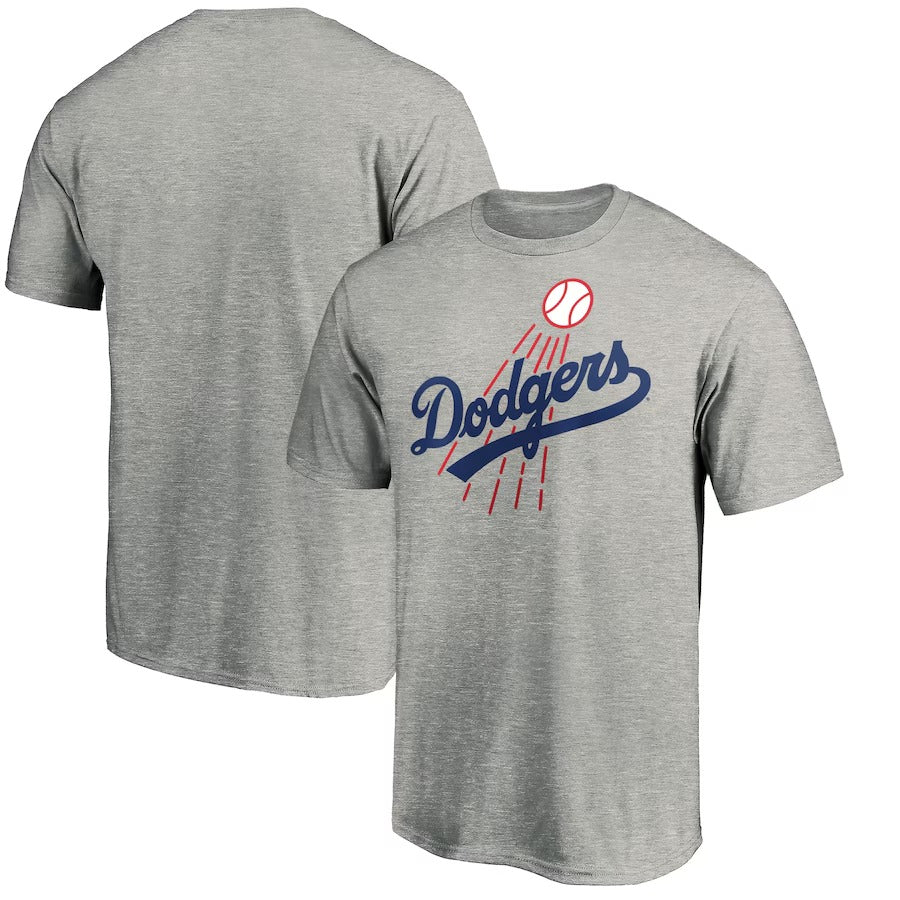Los Angeles Dodgers Cooperstown Collection Huntington T-Shirt - Heather Gray