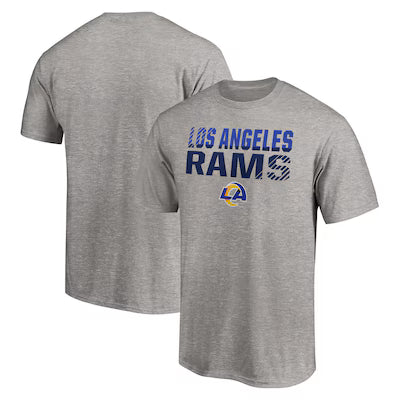 Los Angeles Rams Team Fade Out T-Shirt - Heathered Gray