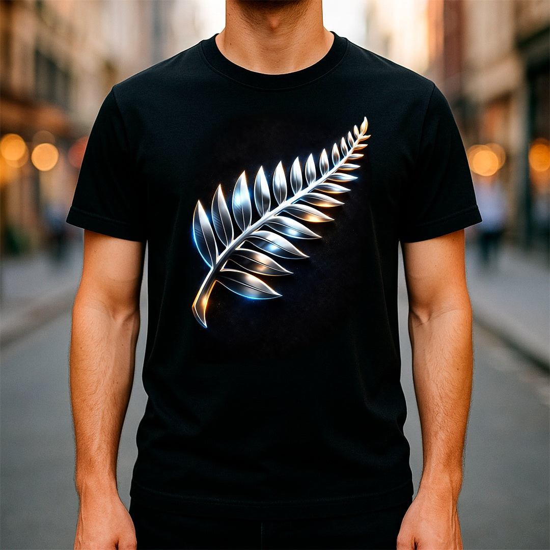 Halftone Lab - Nueva Zelanda Logo World Cup 2026 T-Shirt - Black