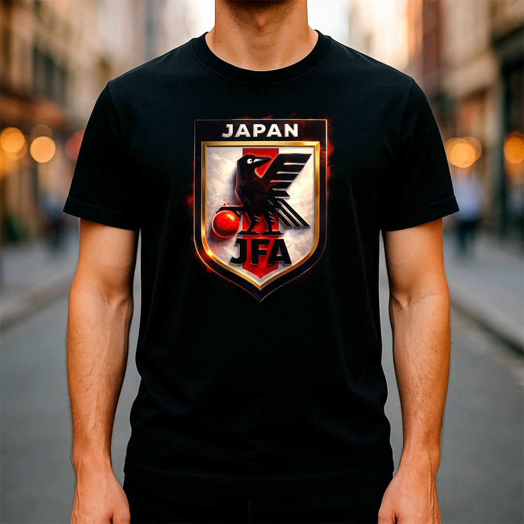 Halftone Lab - Japón Logo World Cup 2026 T-Shirt - Black