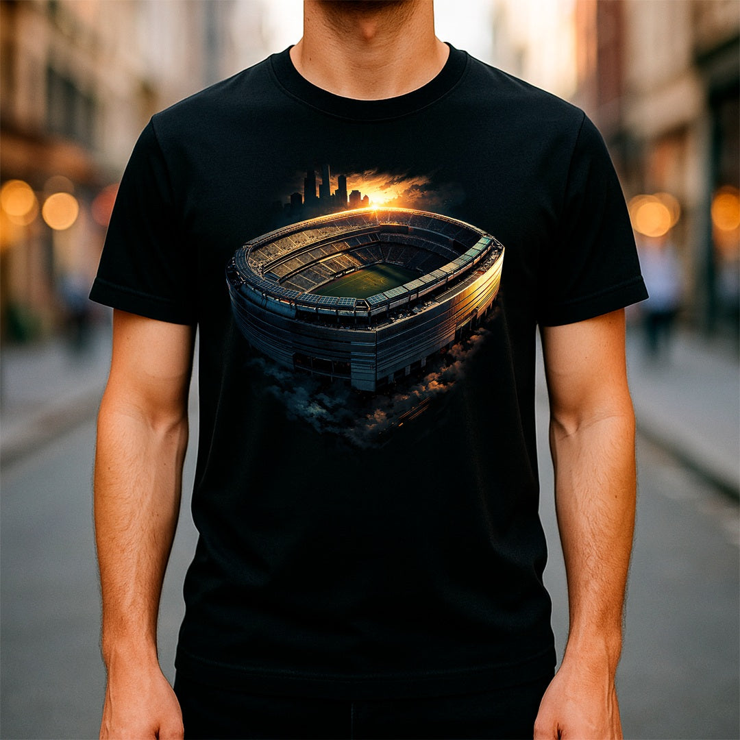 Halftone Lab - FIFA Wolrd Cup 2026 Stadium - Black Tee