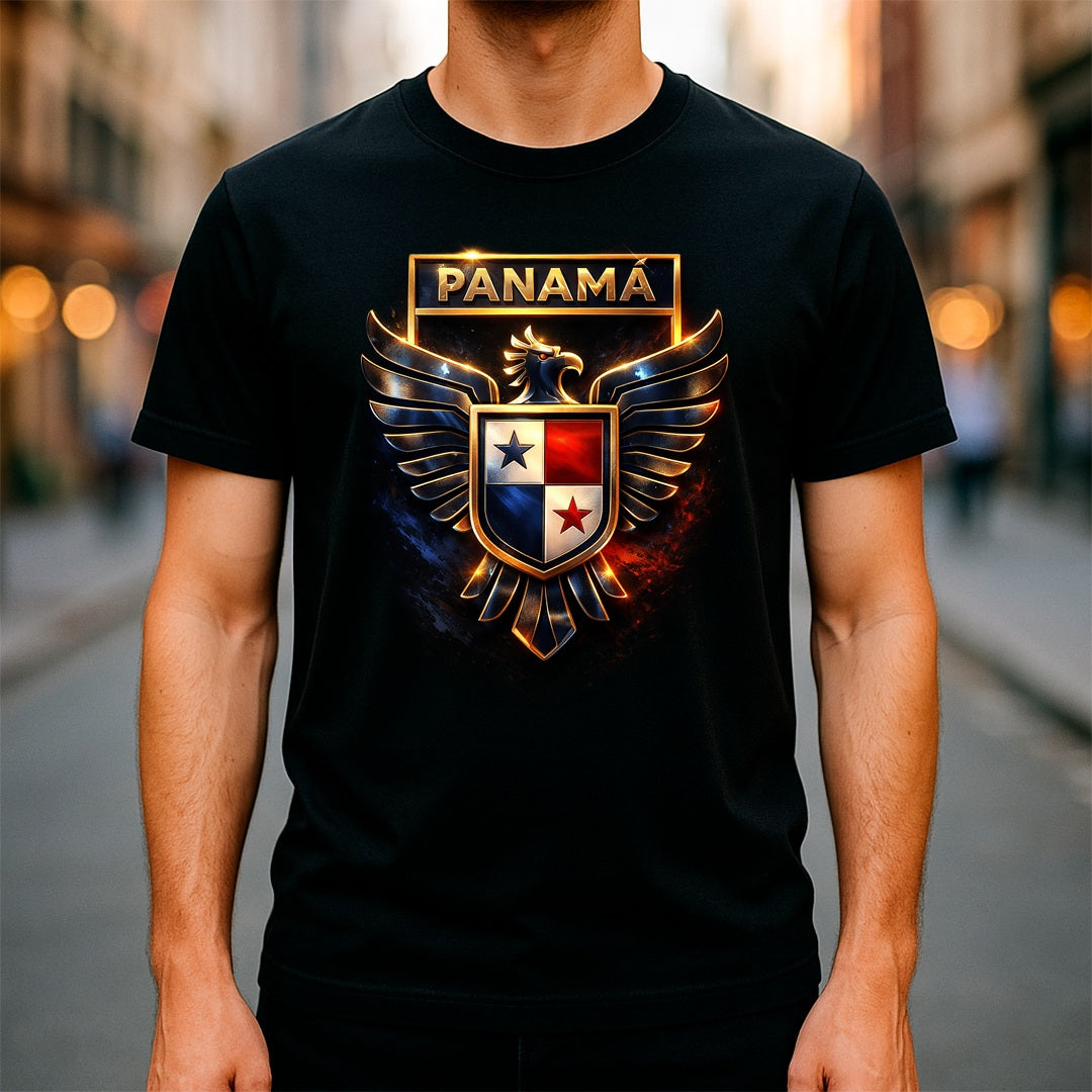 Halftone Lab - Panama Logo World Cup 2026 T-Shirt - Black