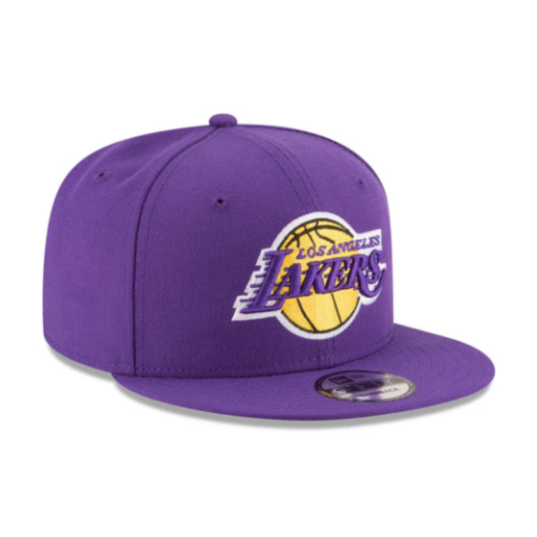 NEW ERA 9FIFTY CLASSIC LOGO RETRO NBA LAKERS BLACK SNAPBACK