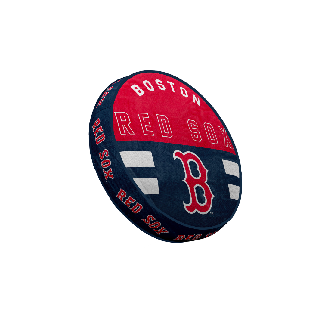 PLUSHIE CIRCLE PILLOW (ALMOHADA) MLB RED SOX 15PLG TEAM COLOR