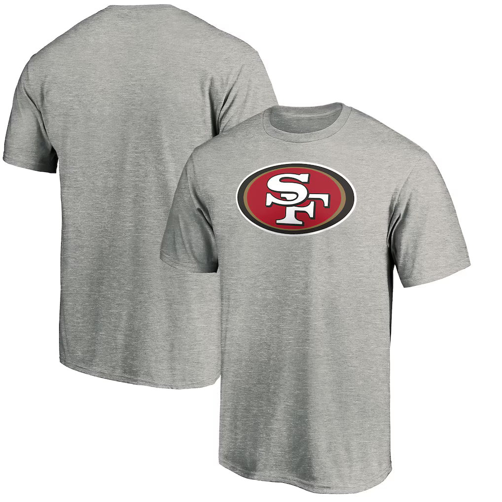 San Francisco 49ers Fanatics Primary Logo T-Shirt - Heather Gray