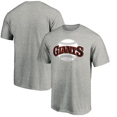 San Francisco Giants Cooperstown Collection Huntington Logo T-Shirt - Heathered Gray