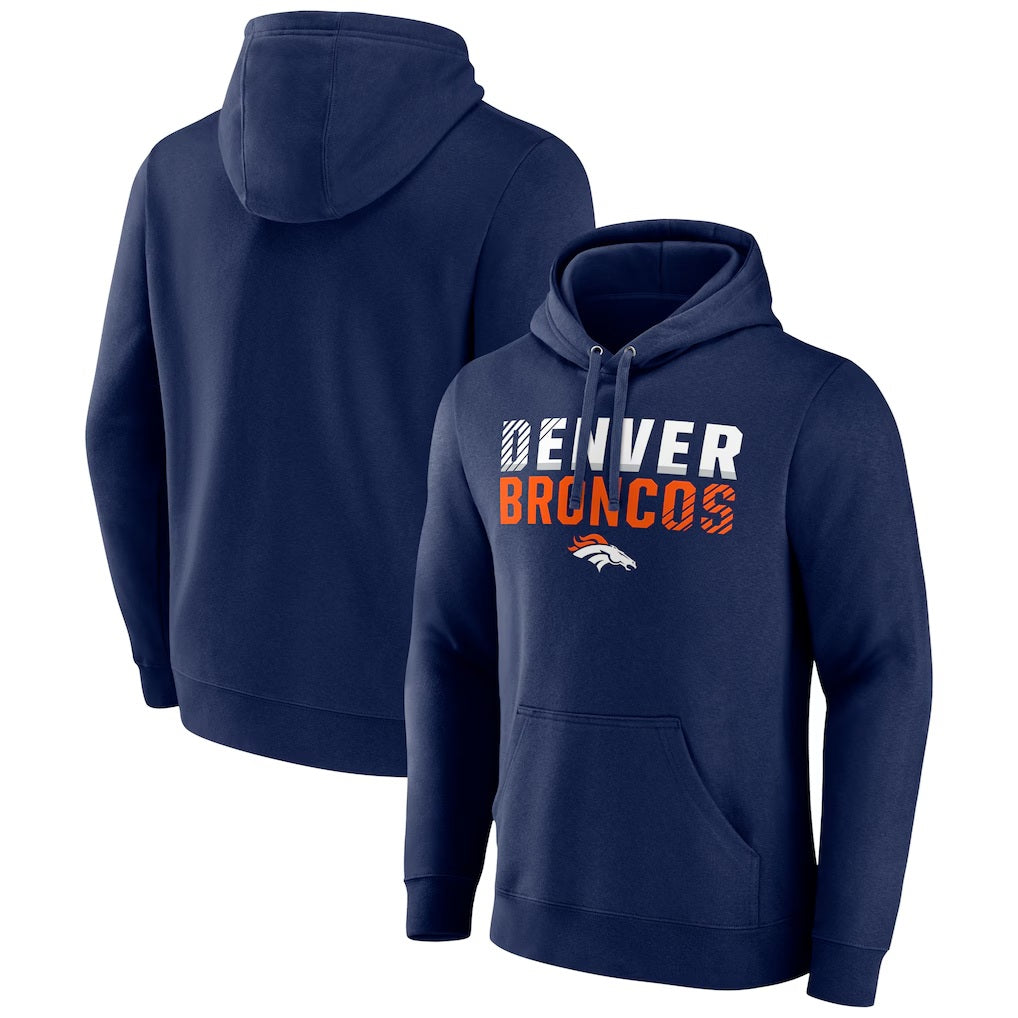 Denver Broncos Team Fade Out Hoodie - Navy