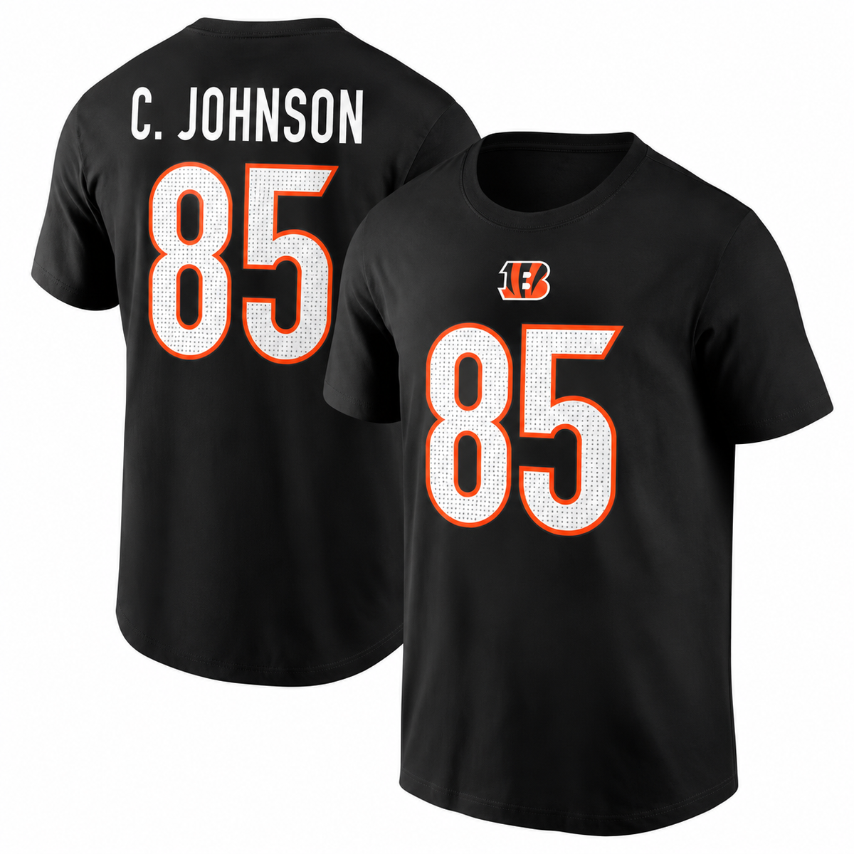 C. Johnson Cincinnati Bengals Player Name & Number T-Shirt - Black