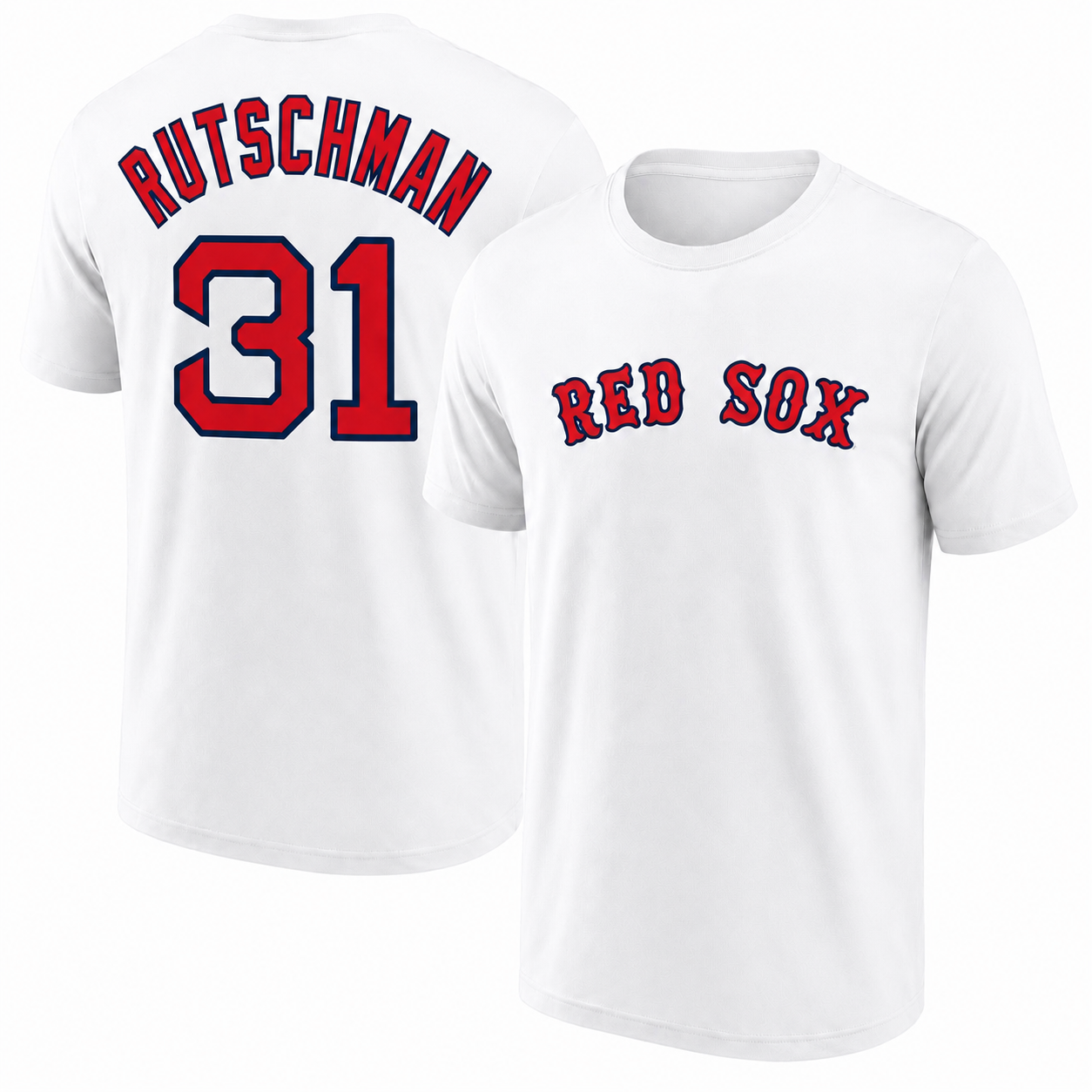Adley Rutschman Boston Red Sox Name & Number T-Shirt - White