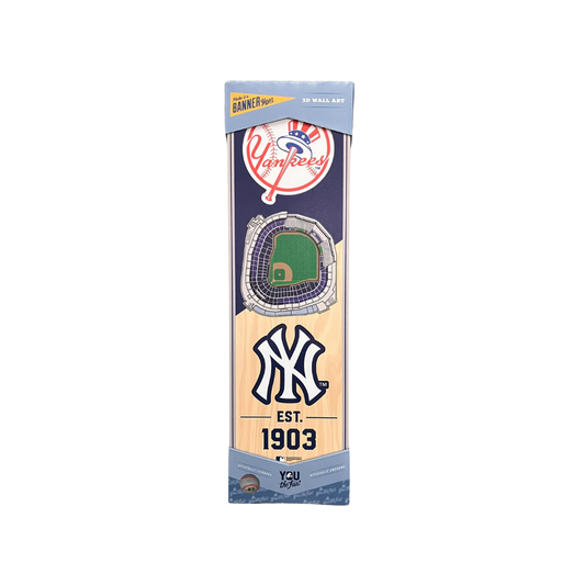 New York Yankees 3D STADIUM VIEW BANNER