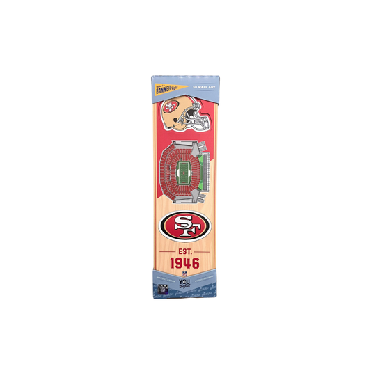 49ERS 3D STADIUM VIEW BANNER