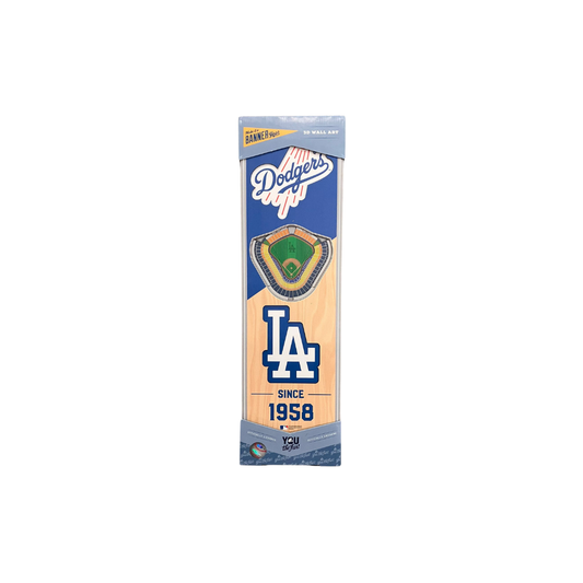 Los Angeles Dodgers 3D STADIUM VIEW BANNER