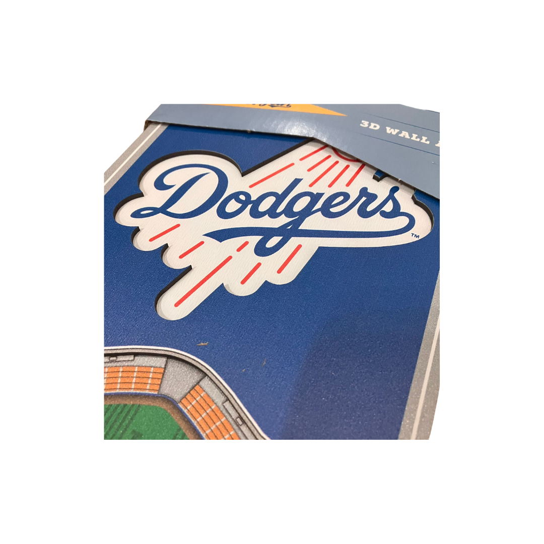 Los Angeles Dodgers 3D STADIUM VIEW BANNER