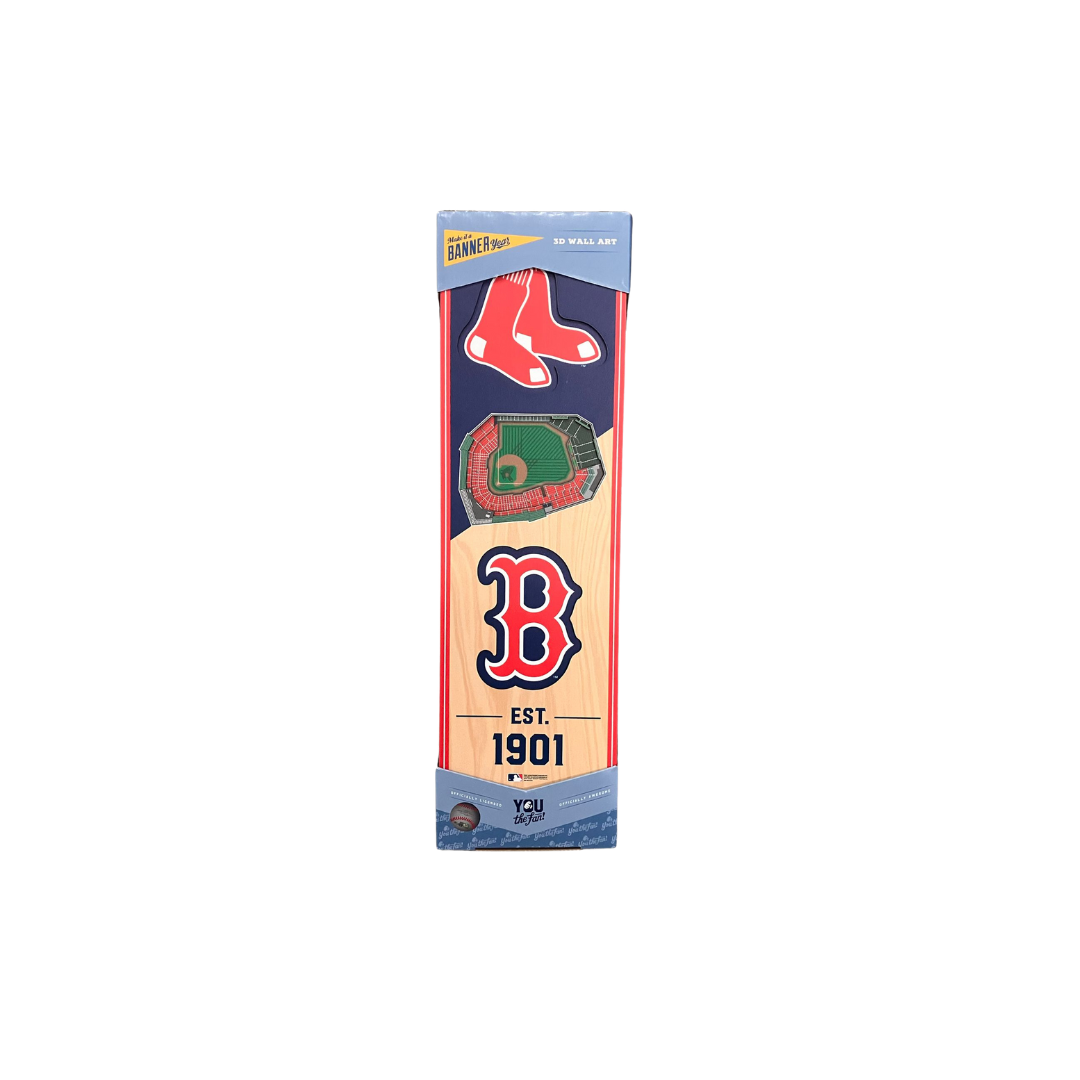 Boston Red Sox 3D STADIUM VIEW BANNER