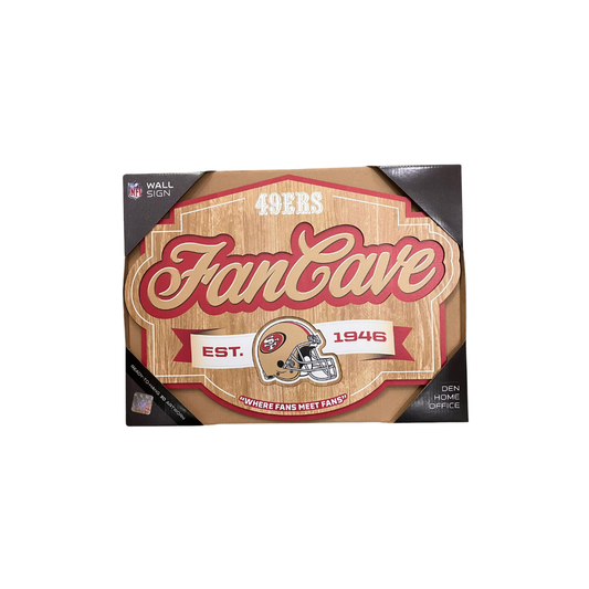 San Francisco 49ERS 3D FAN CAVE SIGN