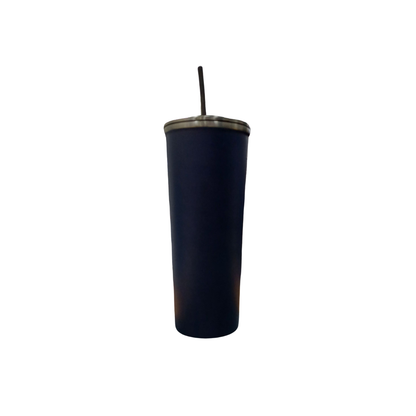 SKINNY TUMBLER WITH STRAW NFL PATRIOTS 24OZ TEAM COLOR