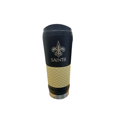 METALLIC TUMBLER THE DRAFT STAINLESS STEEL NFL SAINTS 24OZ TEAM COLOR