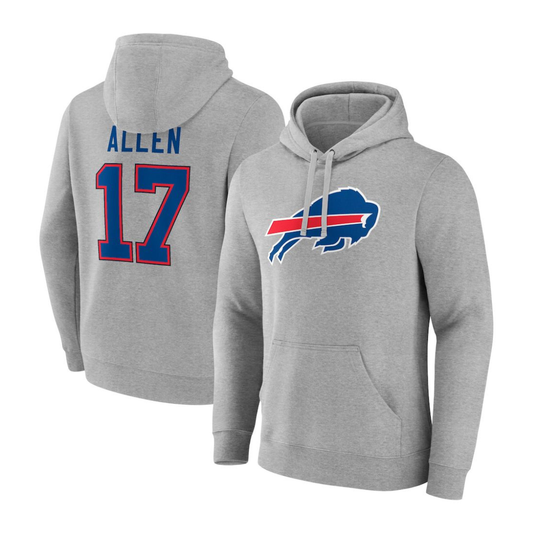 Josh Allen 17 Buffalo Bills Hoodie