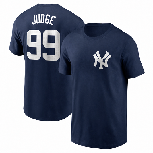 Aaron Judge New York Yankees Name & Number T-Shirt - Navy