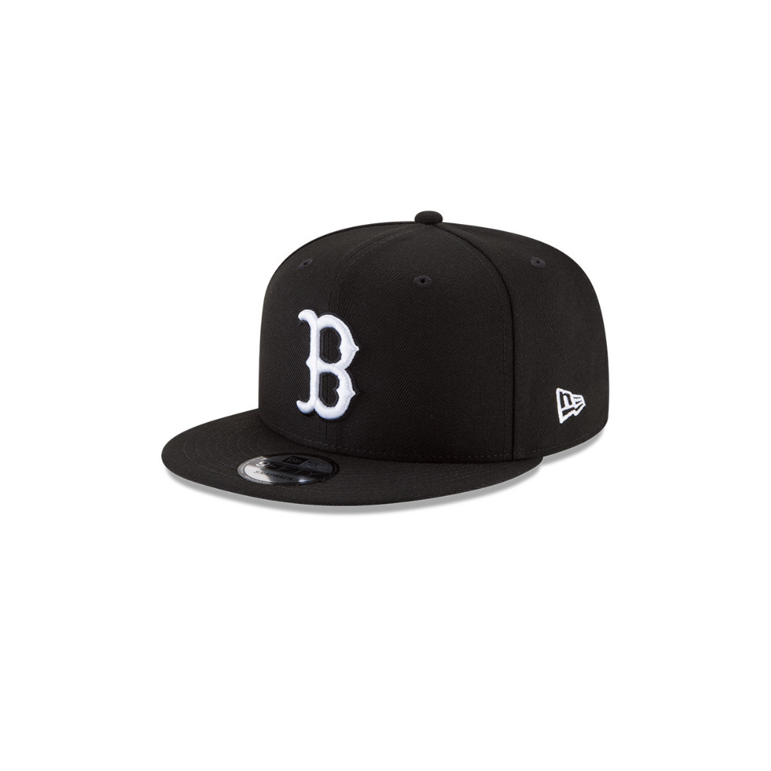 NEW ERA 9FIFTY BASIC SNAP MLB RED SOX OSFA BLACK-WHITE