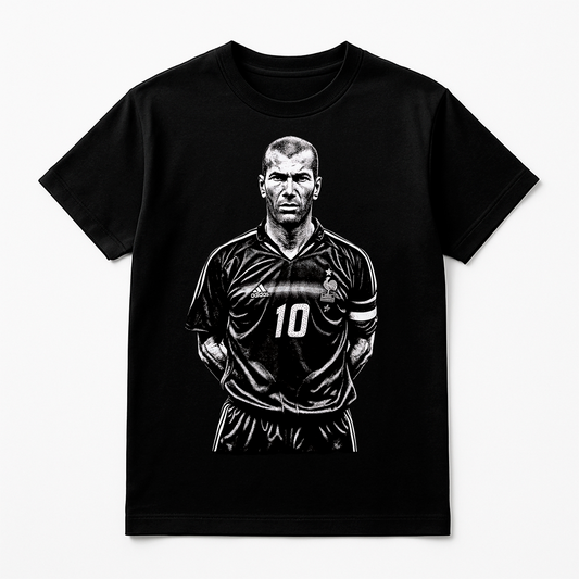 Halftone Lab - Francia Zidane MON008 - Black Tee