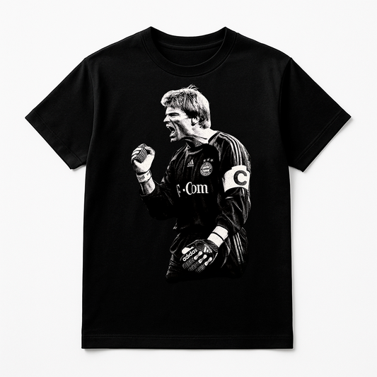 Halftone Lab - Bayern Munich Oliver Kahn MON012 - Black Tee