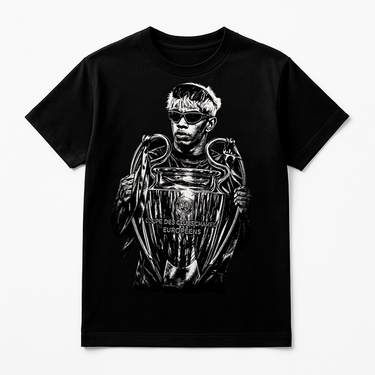 Halftone Lab - Barcelona Lamine Yamal MON013 - Black Tee