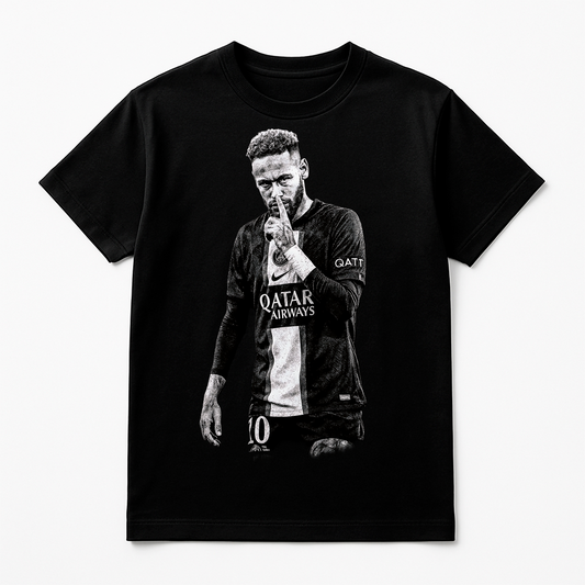 Halftone Lab - PSG Neymar Jr MON024 - Black Tee