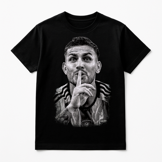 Halftone Lab - Argentina Leandro Paredes MON026 - Black Tee