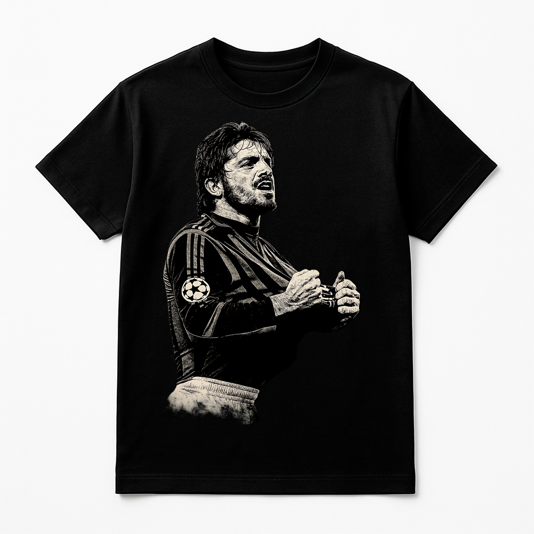Halftone Lab - AC Milán Gatusso MON031 - Black Tee