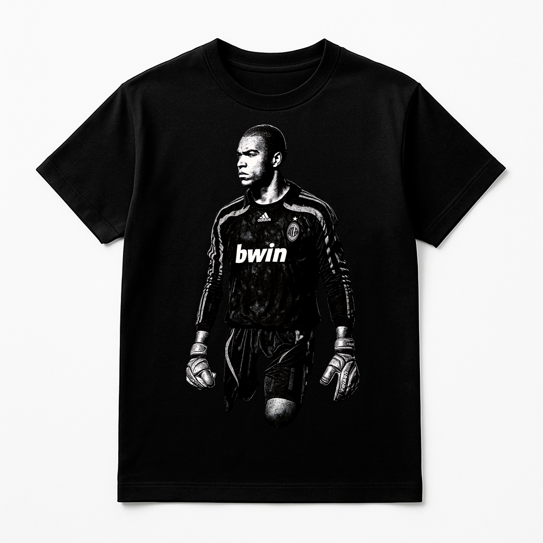 Halftone Lab - AC Milán Dida MON033 - Black Tee