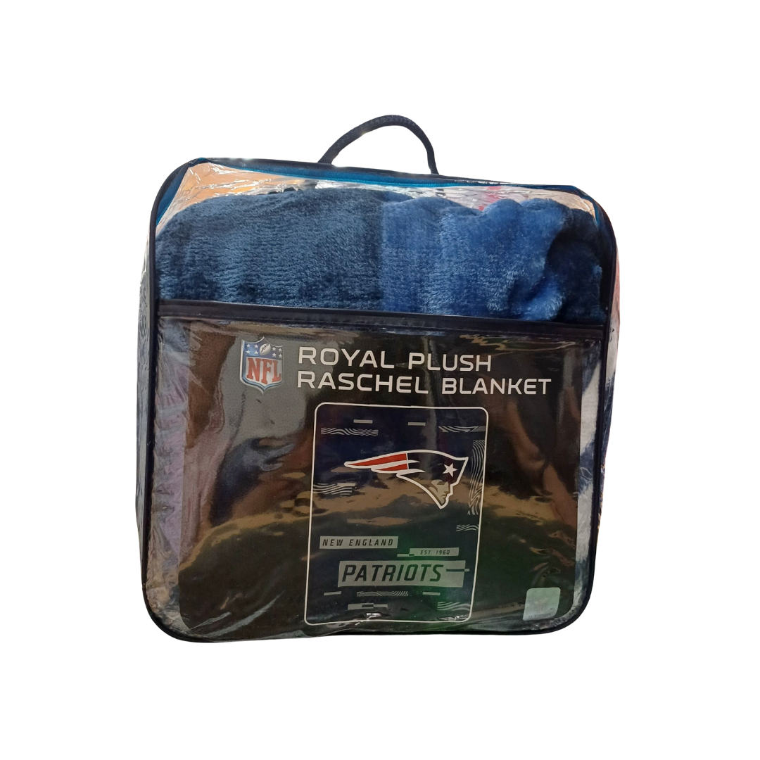 DIGITIZE ROYAL PLUSH BLANKET NFL PATRIOTS 60pulg X 80pulg TEAM COLOR