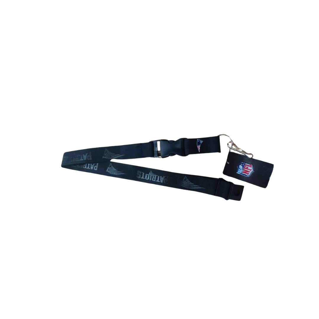 LANYARD NFL PATRIOTS TALLA OSFA BLACK