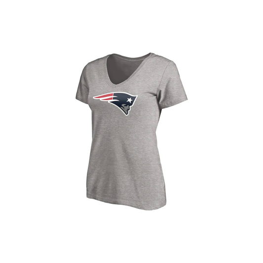 T-SHIRT NFL PATRIOTS WOMEN PRIMARY BIG LOGO - GREY