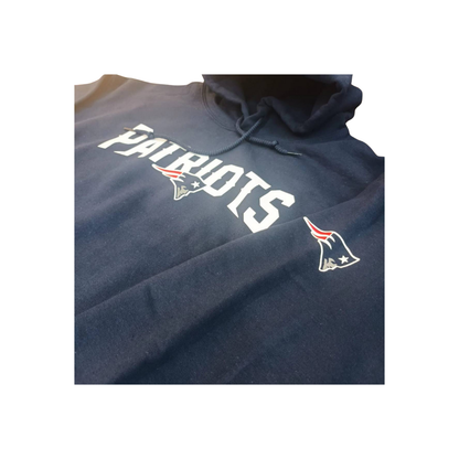 GILDAN DRYBLEND HOODIE SWEATSHIRT NFL PATRIOTS LEAGUE NAVY