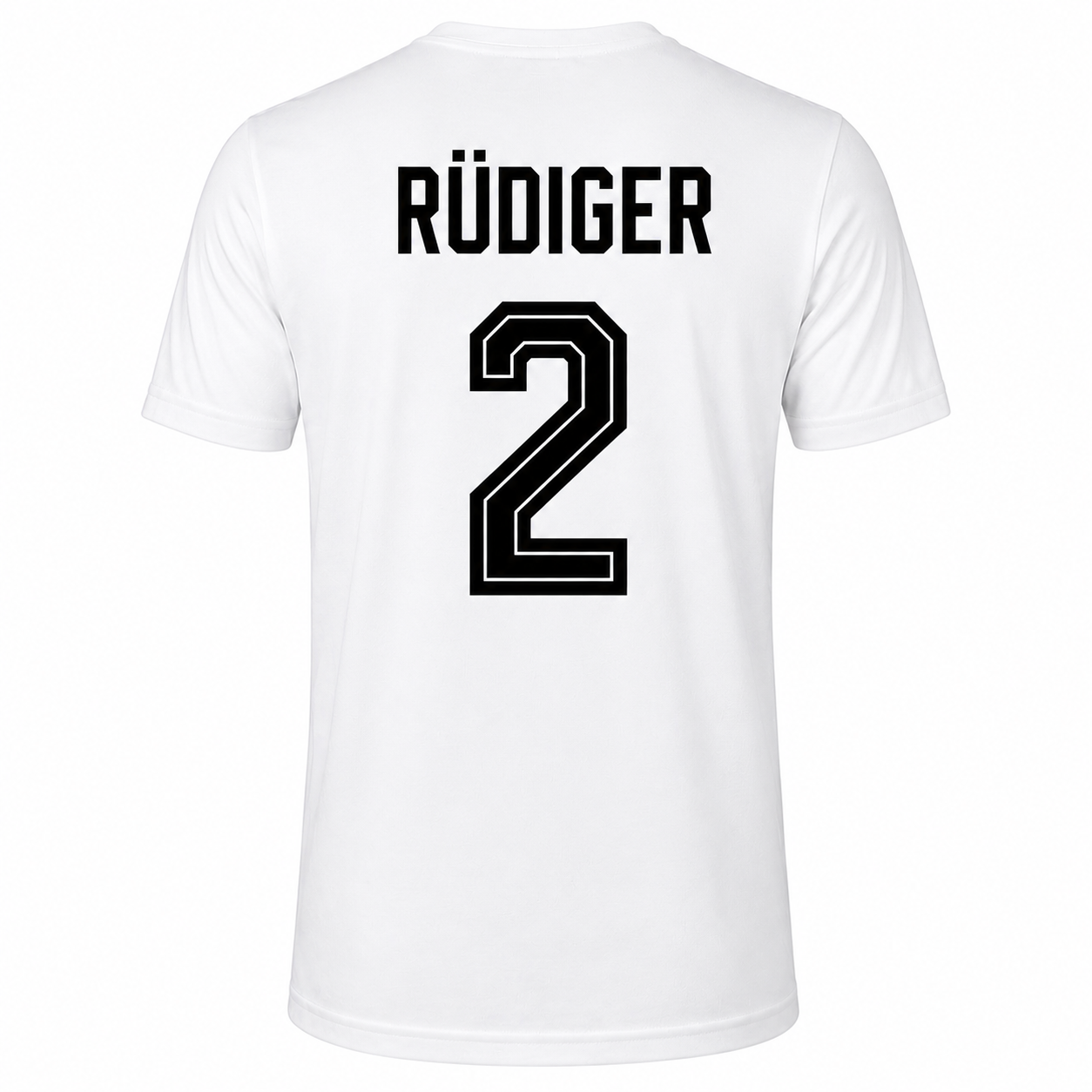 Alemania Antonio Rüdiger # 2 World Cup 2026 T-Shirt - White va