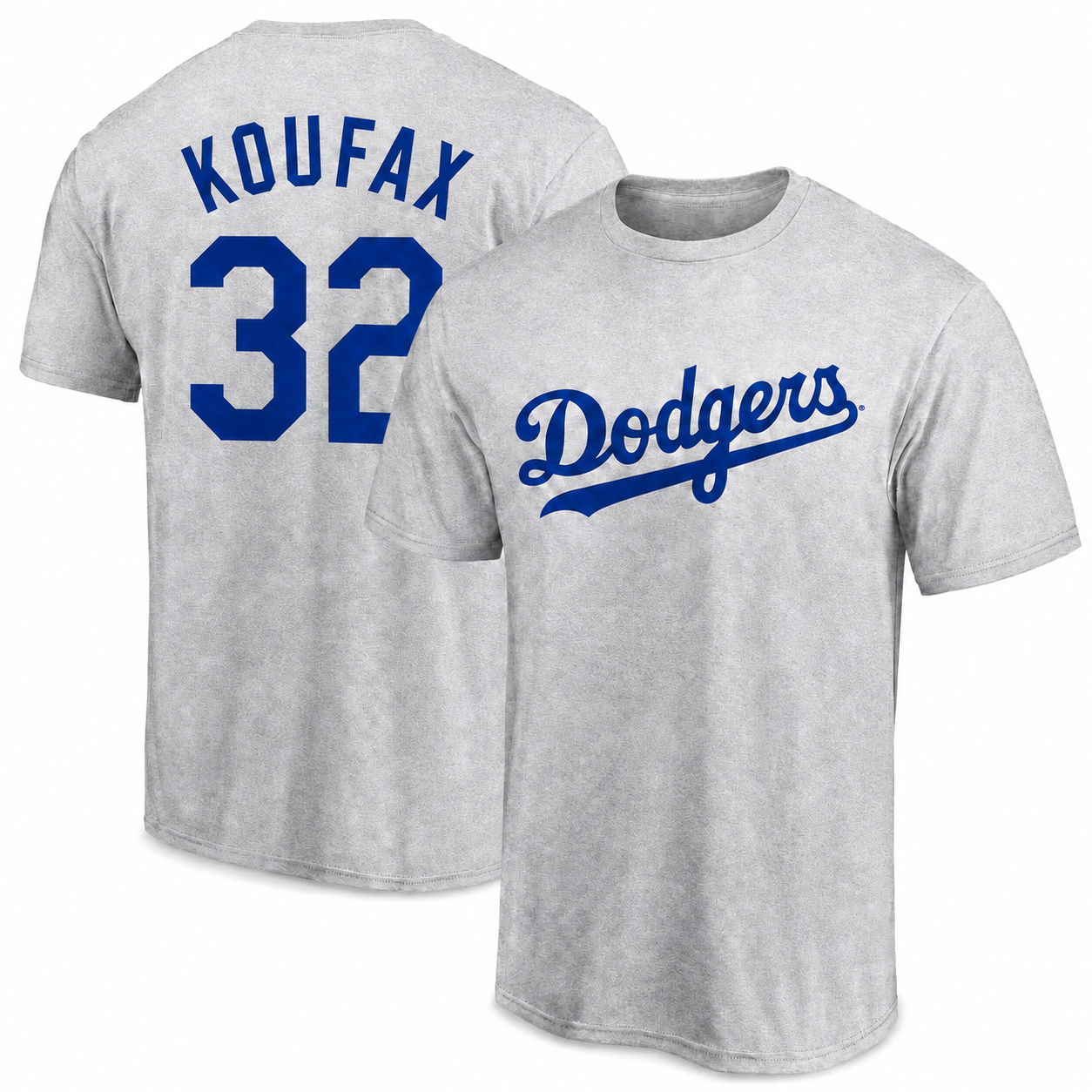 Sandy Koufax Los Angeles Dodgers Name & Number T-Shirt - Heather Gray